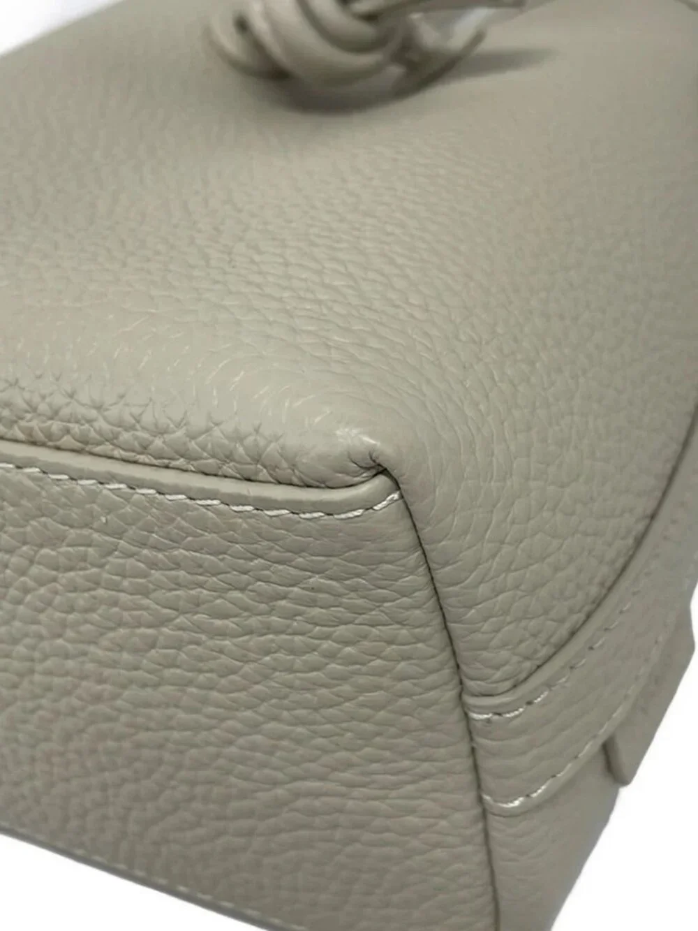 VASIC Bond Mini Mini Gray Beige Leather Tote Bag